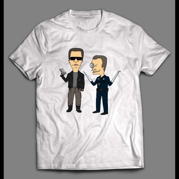 BEAVIS AND BUTTHEAD TERMINATORS PARODY SHIRT