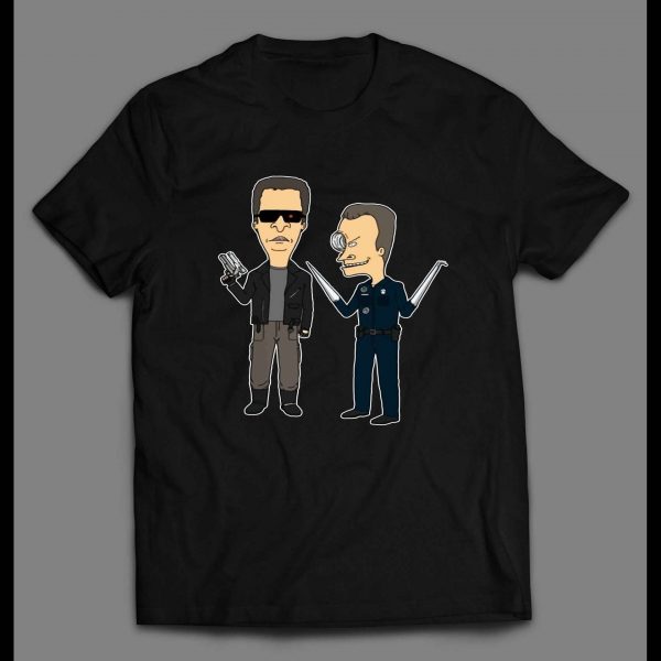 BEAVIS AND BUTTHEAD TERMINATORS PARODY SHIRT