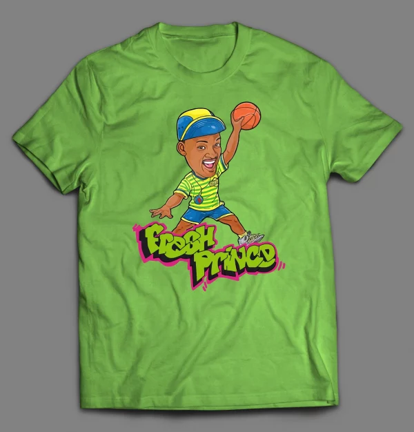 FRESH PRINCE OF BEL-AIR JUMP MAN PARODY HIGH QUALITY SHIRT