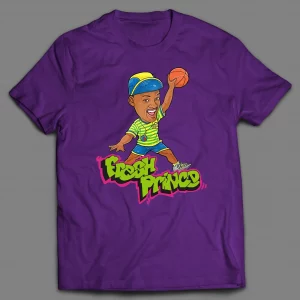 FRESH PRINCE OF BEL-AIR JUMP MAN PARODY HIGH QUALITY SHIRT