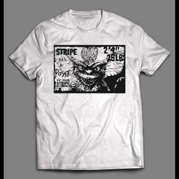 THE GREMLINS STRIPE HAS A POSSE HIGH QUALITY HALLOWEEN SHIRT