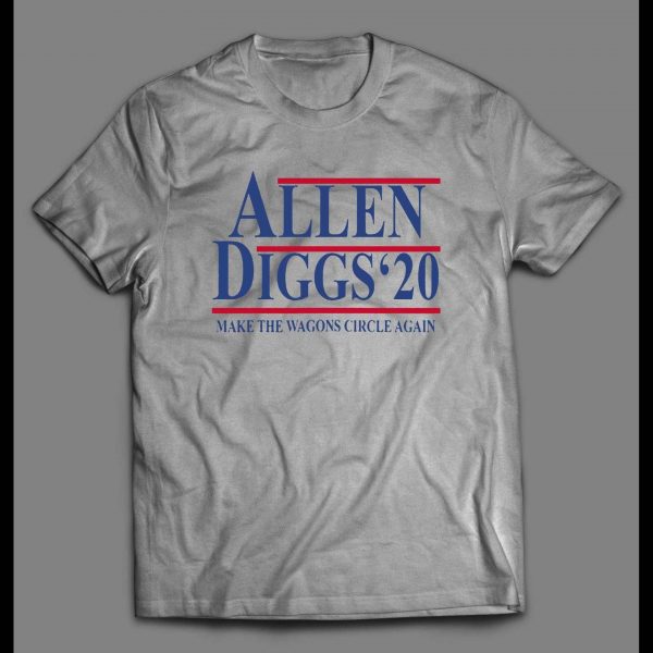 ALLEN AND DIGGS 2020 POLITICAL PARODY FOOTBALL SHIRT