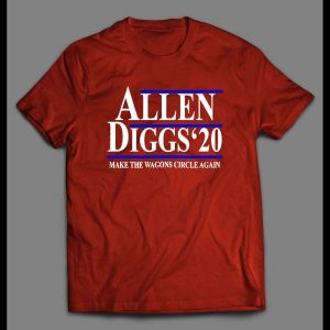 ALLEN AND DIGGS 2020 POLITICAL PARODY FOOTBALL SHIRT