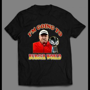 COACH ANDY I'M GOING TO BURGER WORLD HIGH QUALITY FOOTBALL SHIRT