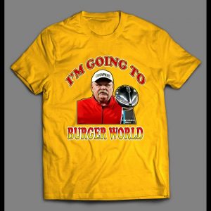 COACH ANDY I'M GOING TO BURGER WORLD HIGH QUALITY FOOTBALL SHIRT