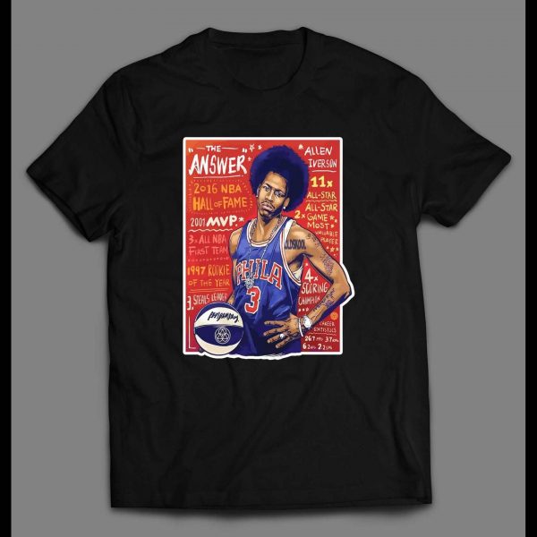 A.I. THE ANSWER ART BASKETBALL HIGH QUALITY SHIRT