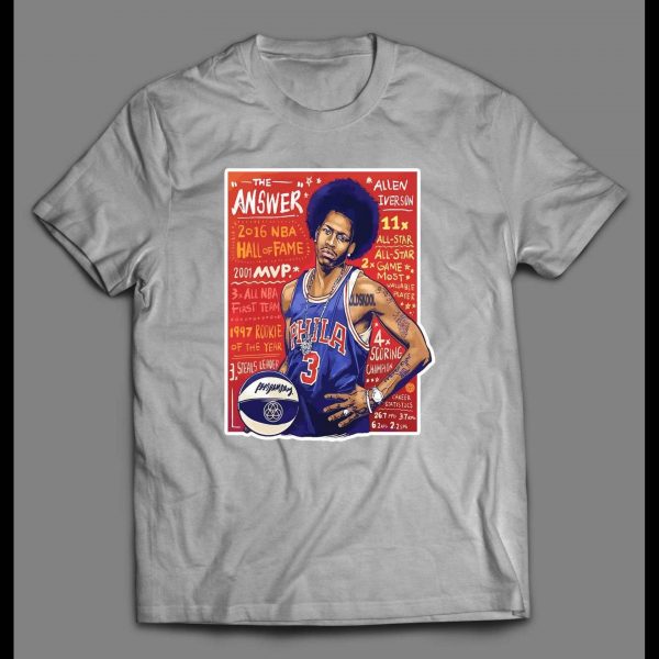 A.I. THE ANSWER ART BASKETBALL HIGH QUALITY SHIRT