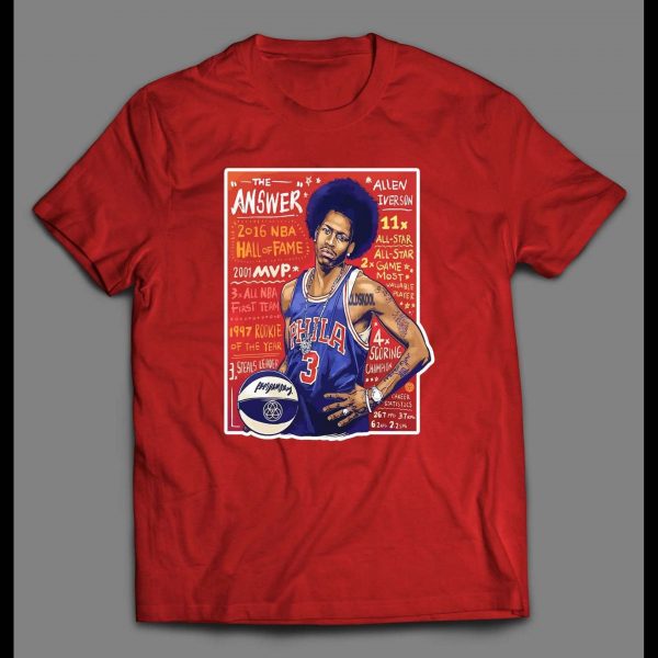 A.I. THE ANSWER ART BASKETBALL HIGH QUALITY SHIRT