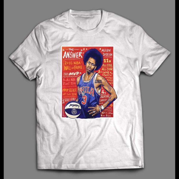 A.I. THE ANSWER ART BASKETBALL HIGH QUALITY SHIRT