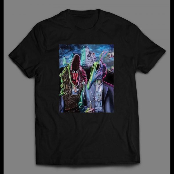 BEETLEJUICE MOVIE FARMERS PAINTING PARODY HALLOWEEN SHIRT