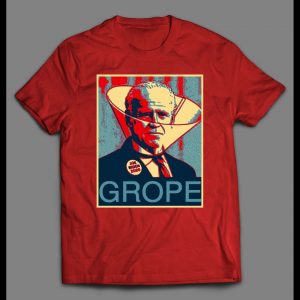 SLEEPY JOE GROPE POP ART POLITICAL POSTER SHIRT