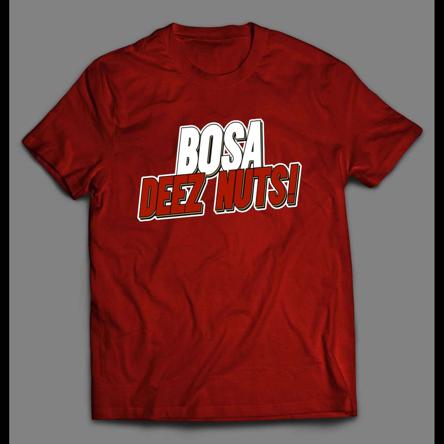 BOSA DEEZ NUTS FOOTBALL SHIRT – OldSkool Shirts, image size:1680x1680