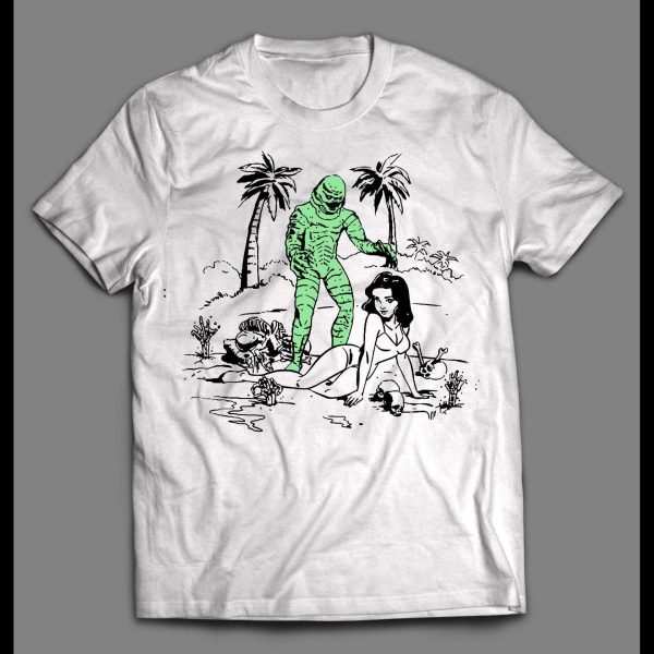 CREATURE FROM THE BLACK LAGOON INK ART HIGH QUALITY SHIRT