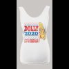 DOLLY PARTON POUR AMERICA A CUP OF AMBITION POLITICIAL PARODY LADIES TANK TOP