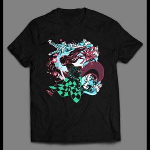 JAPANESE ANIME DRAGON SLAYER SIBLINGS CUSTOM ART SHIRT