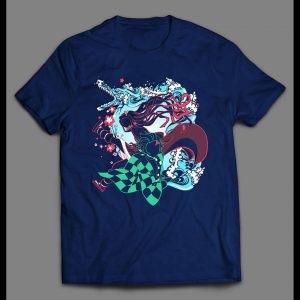 JAPANESE ANIME DRAGON SLAYER SIBLINGS CUSTOM ART SHIRT