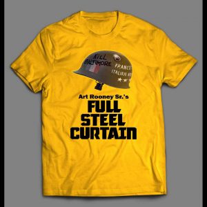 PITTSBURGH FULL STEEL CURTAIN FULL METAL MOVIE FOOTBALL SHIRT