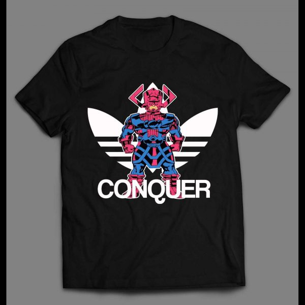 GALACTUS THE CONQUER SPORTS WEAR PARODY HIGH QUALITY SHIRT GALACTUS THE CONQUER SPORTS WEAR PARODY HIGH QUALITY SHIRT