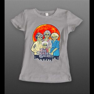 GOLDEN GHOULS X GOLDEN GIRLS PARODY HIGH QUALITY LADIES HALLOWEEN SHIRT