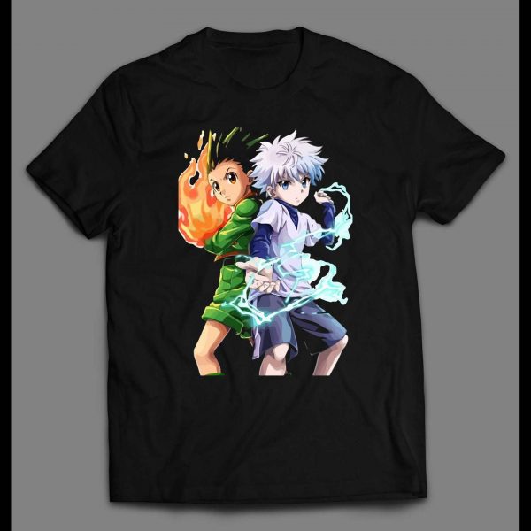 RARE JAPANESE ANIME GON AND KILLUA HIGH QUALITY ART SHIRT