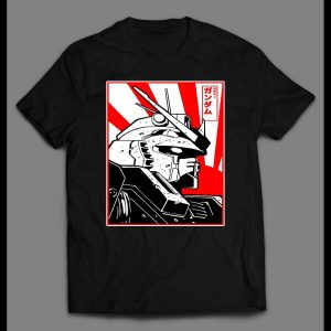 JAPANESE ANIME GUNDAM RISING SUN HIGH QUALITY SHIRT
