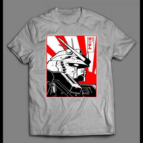 JAPANESE ANIME GUNDAM RISING SUN HIGH QUALITY SHIRT