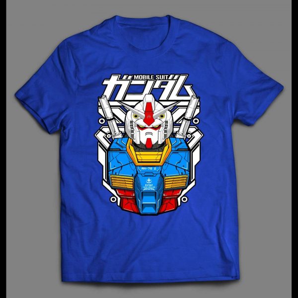 JAPANESE ANIME GUNDAM MOBILE SUIT HIGH QUALITY SHIRT