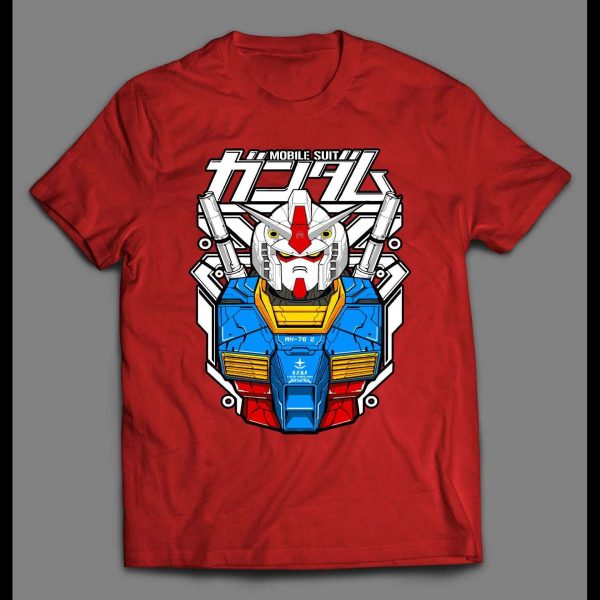 JAPANESE ANIME GUNDAM MOBILE SUIT HIGH QUALITY SHIRT