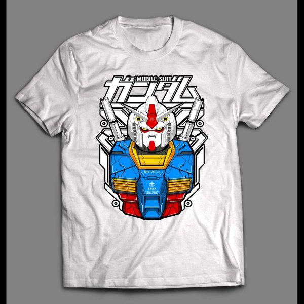 JAPANESE ANIME GUNDAM MOBILE SUIT HIGH QUALITY SHIRT