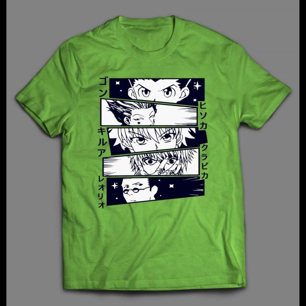 JAPANESE ANIME HUNTERS EYES HIGH QUALITY ART SHIRT