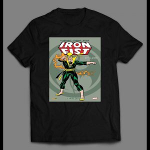 IRON FIST VINTAGE 1974 COMICBOOK ART COVER HIGH QUALITY SHIRT