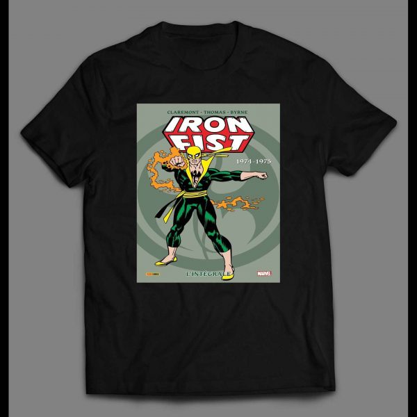 IRON FIST VINTAGE 1974 COMICBOOK ART COVER HIGH QUALITY SHIRT