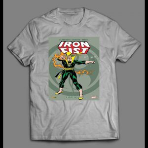 IRON FIST VINTAGE 1974 COMICBOOK ART COVER HIGH QUALITY SHIRT
