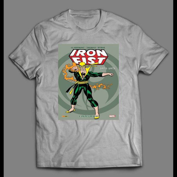 IRON FIST VINTAGE 1974 COMICBOOK ART COVER HIGH QUALITY SHIRT