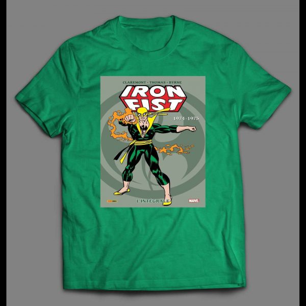 IRON FIST VINTAGE 1974 COMICBOOK ART COVER HIGH QUALITY SHIRT