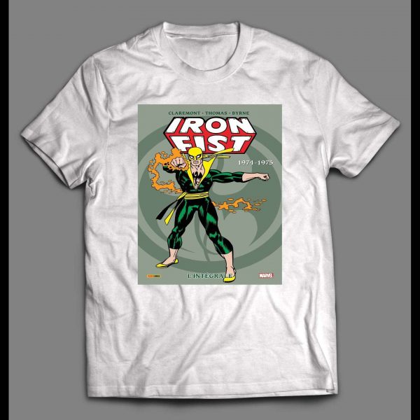 IRON FIST VINTAGE 1974 COMICBOOK ART COVER HIGH QUALITY SHIRT