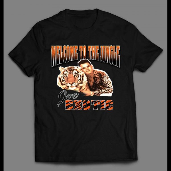 WELCOME TO THE JUNGLE JOE EXOTIC FOOTBALL SHIRT