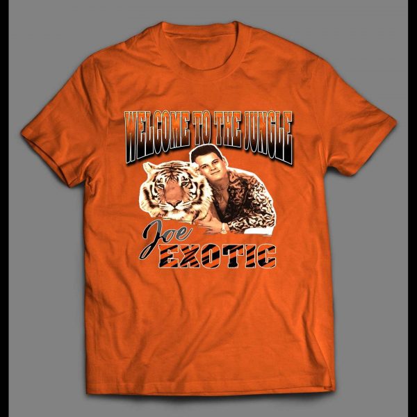 WELCOME TO THE JUNGLE JOE EXOTIC FOOTBALL SHIRT