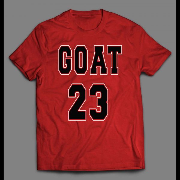 MJ THE GOAT 23 OLDSKOOL HIGH QUALITY BASKETBALL SHIRT