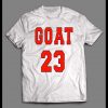 MJ THE GOAT 23 OLDSKOOL HIGH QUALITY BASKETBALL SHIRT