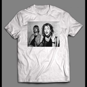 SEATLLE GRUNGE MUSIC SCENE KURT AND COURTNEY ROCKER SHIRT