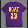 THE GOAT OF LOS ANGELES HIGH QUALITY BASKETBALL SHIRT