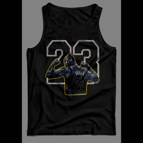 LEBRON X BLACK PANTER HIGH QUALITY MEN'S TANK TOP