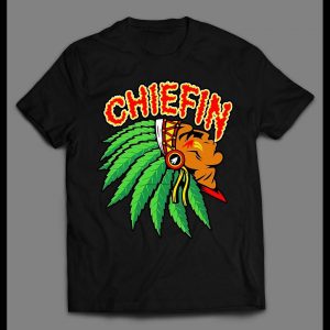 KC CHIEFIN UP IN SMOKE HIGH QUALITY CUSTOM ART SHIRT