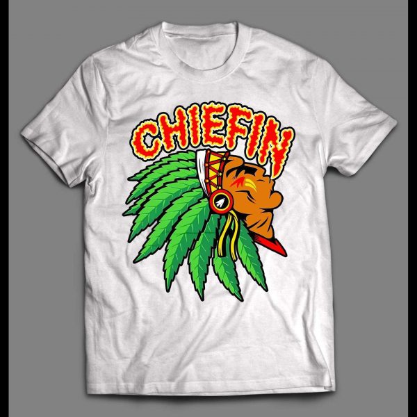 KC CHIEFIN UP IN SMOKE HIGH QUALITY CUSTOM ART SHIRT