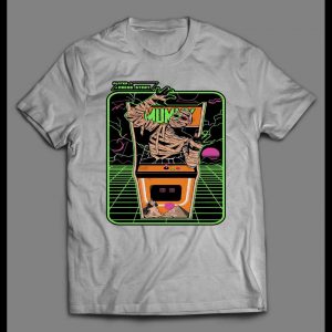 VINTAGE MUMMY ARCADE MACHINE HALLOWEEN SHIRT