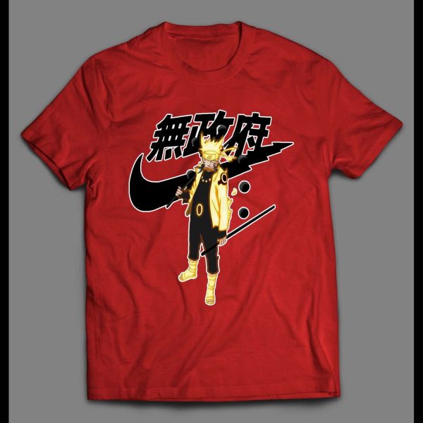 NARUTO JAPANESE INSPIRED NINE TAILS ANIME SHIRT