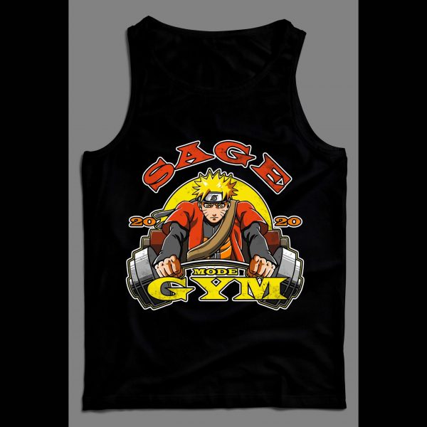 SAGE MODE GYM NARUTO SHIPPUDEN ANIME HIGH QUALITY MEN'S TANK TOP