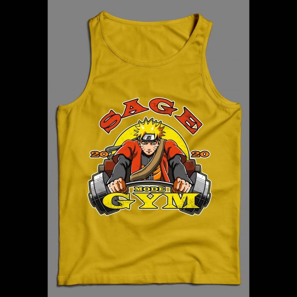 SAGE MODE GYM NARUTO SHIPPUDEN ANIME HIGH QUALITY MEN'S TANK TOP