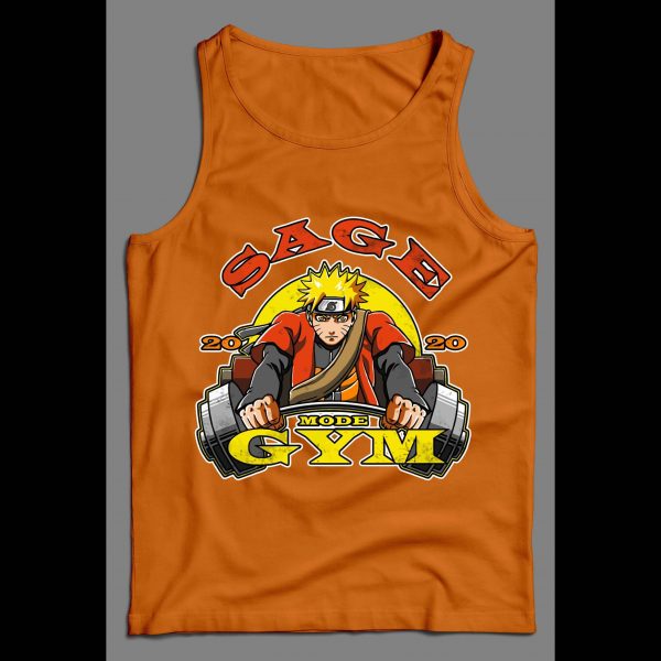 SAGE MODE GYM NARUTO SHIPPUDEN ANIME HIGH QUALITY MEN'S TANK TOP